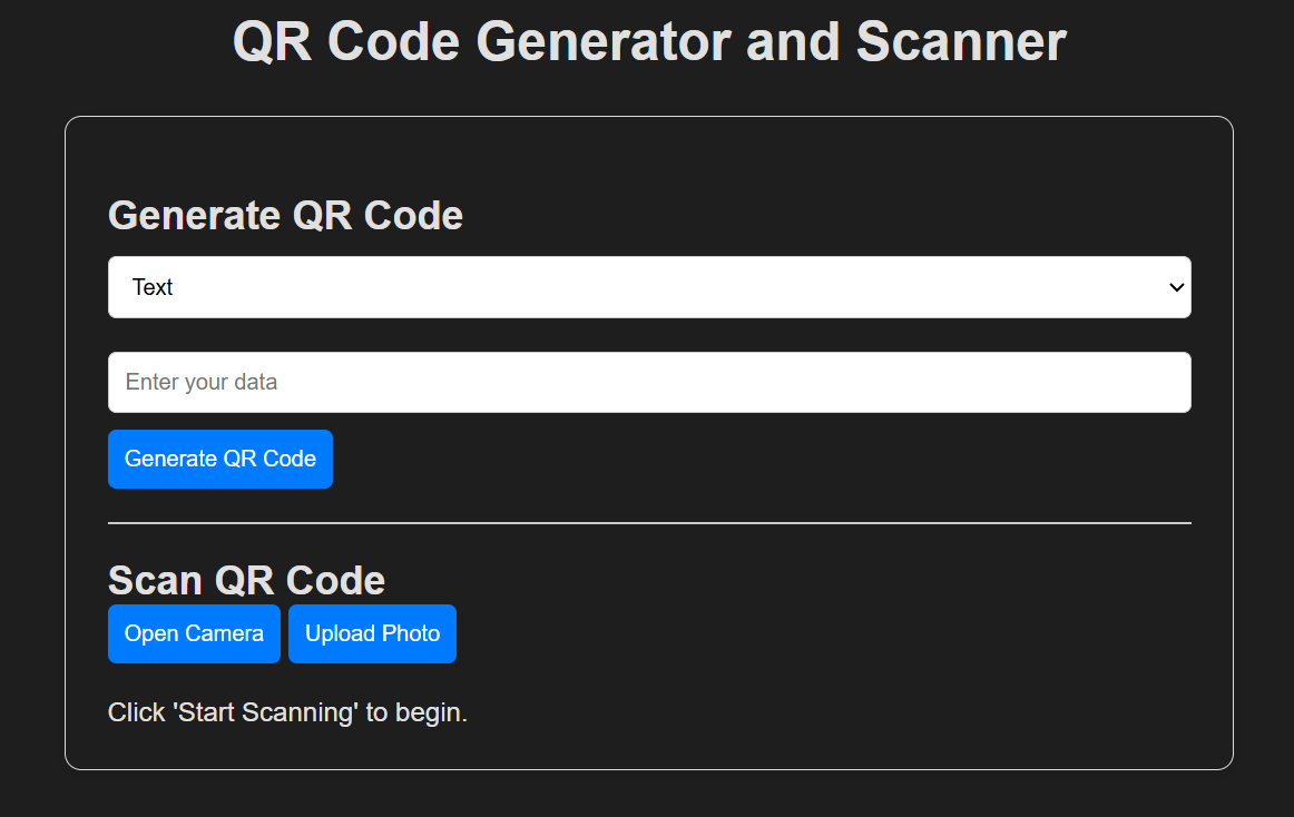 Qr code scanner